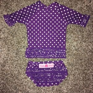 Adorable Ruffle Butts Swim Set for Baby Girl